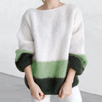 Damen modischer Strickpullover mit weichem Material und lässigem Schnitt R&B
