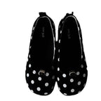 Damen Slipper mit modischen Punkten und komfortabler Sohle R&B