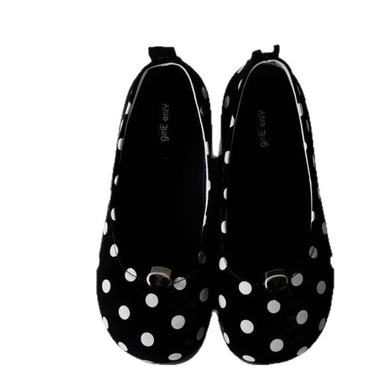 Damen Slipper mit modischen Punkten und komfortabler Sohle R&B