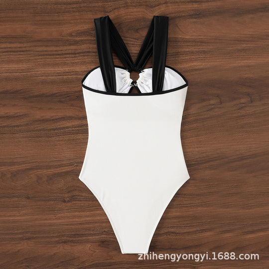 Damen Einteiliger Badeanzug mit innovativem Cut-Out Design R&B