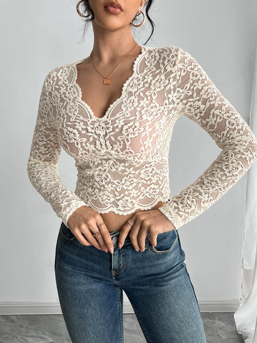 Damen Spitzentop R&B