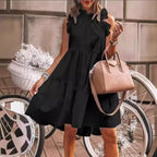 Damen verspieltes Sommerkleid mit Rüschendetails R&B