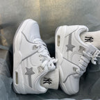 Damen Sportliche Sneakers mit atmungsaktiven Einsätzen und stoßdämpfendem Design