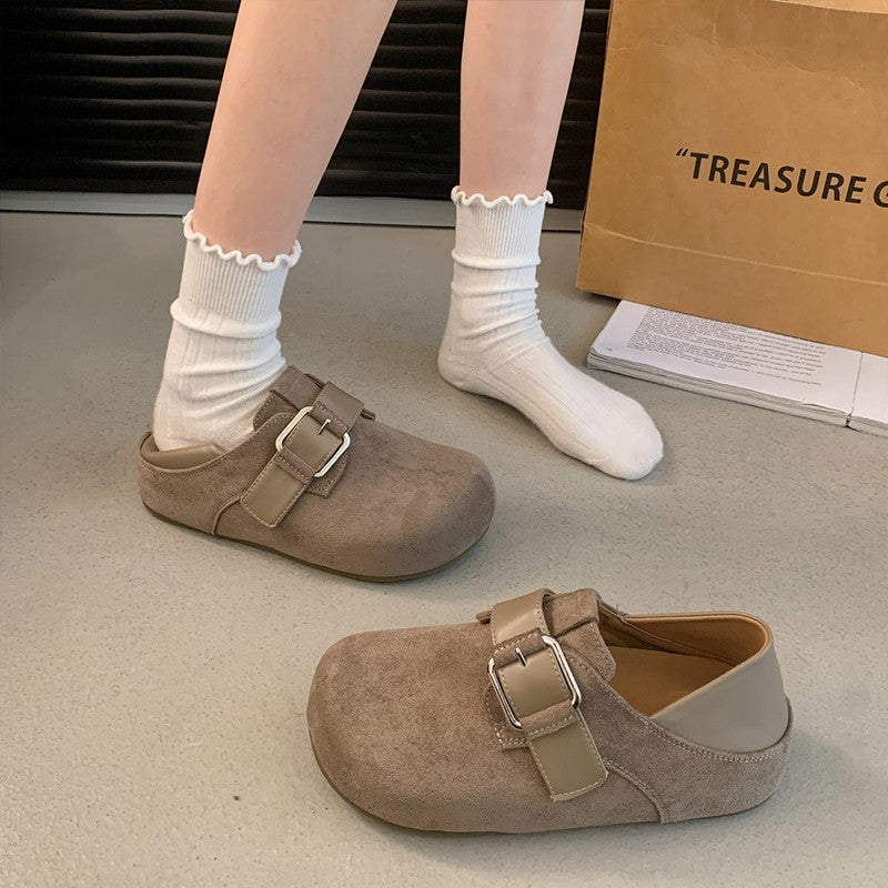 Damen Clogs mit verstellbarer Schnalle und weichem Innenfutter R&B