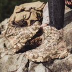 Herren Tactical Wanderstiefel mit hohem Knöchelschutz und rutschfester Sohle R&B