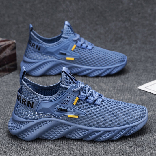 Damen Leichte Lauf-Sneaker mit atmungsaktivem Mesh-Obermaterial und rutschfester Sohle R&B