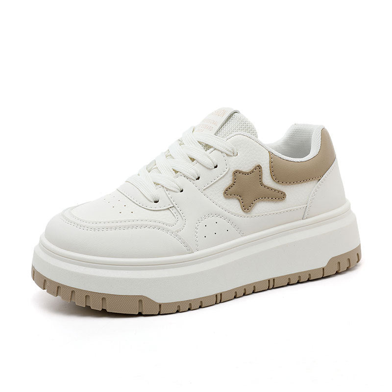 Damen Sportliche Sneakers mit hohem Plateau und atmungsaktivem Obermaterial R&B