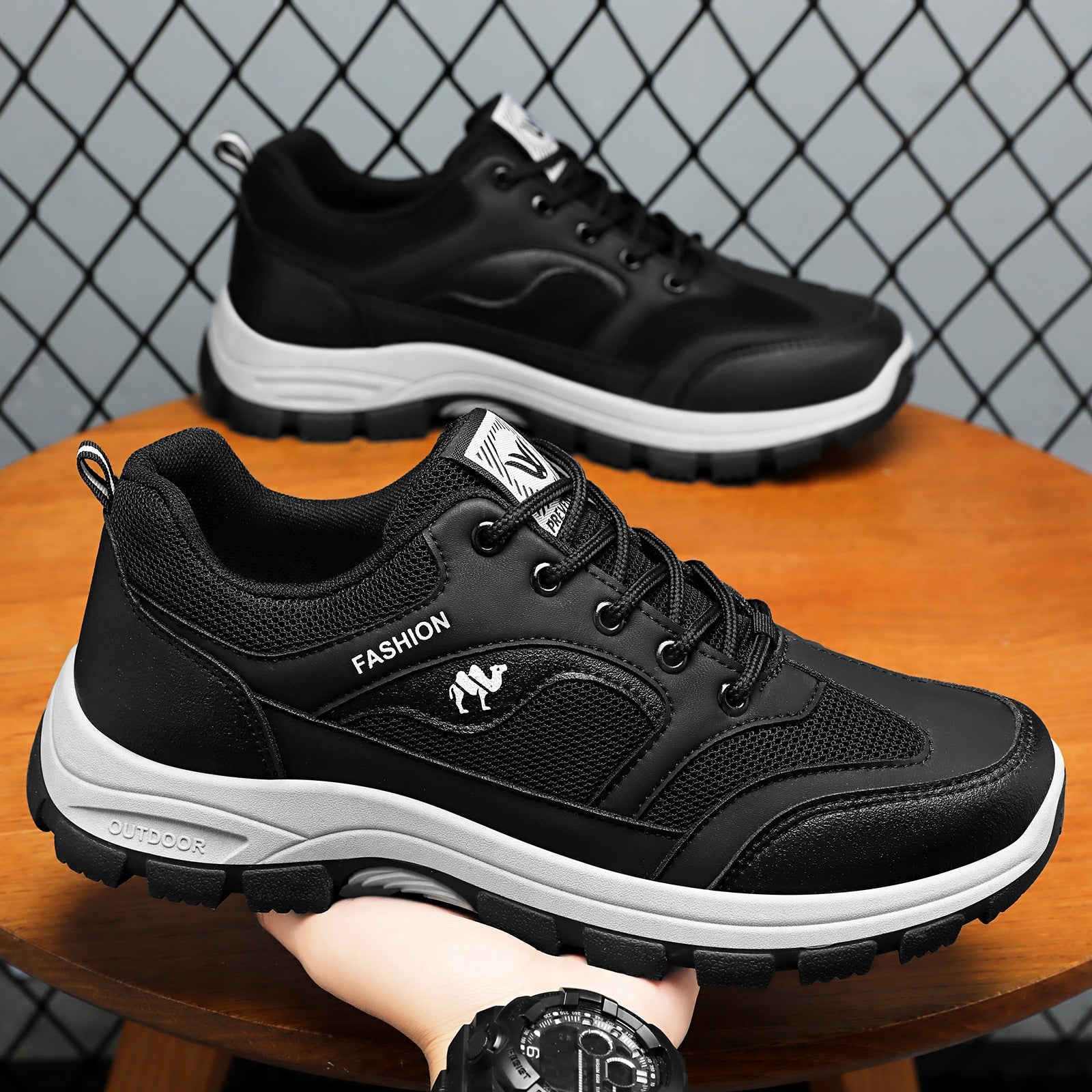 Damen Sportliche Wander- und Freizeitschuhe mit atmungsaktivem Obermaterial R&B