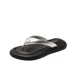 Damen komfortable Zehentrenner-Sandalen mit ergonomischer Innensohle und flexiblem Riemendesign R&B