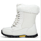 Damen isolierte Winterstiefel mit rutschfester Sohle und weichem Innenfutter R&B