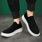Unisex nan atmungsaktiver Strick-Freizeitschuh mit sockenähnlichem Schaft und rutschfester Laufsohle R&B