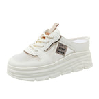 Damen Plattform Sneaker mit atmungsaktivem Mesh-Obermaterial und geräumiger Sohle R&B