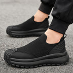 Damen Sportliche Slip-On Sneakers mit rutschfester Sohle und atmungsaktivem Obermaterial R&B