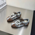 Damen modische Sneakers mit elegantem Sportdesign und hochwertigem Materialmix R&B