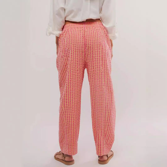 Damen Karierte Freizeithose R&B