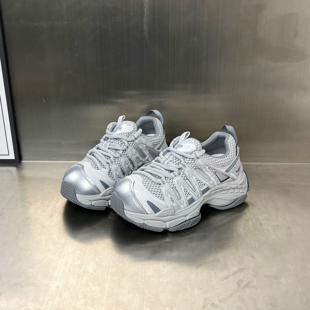 Damen Sportliche Outdoor-Sneaker mit atmungsaktiver Mesh-Oberfläche und stoßdämpfendem Sohlenkomfort R&B