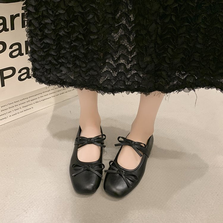 Damen Ballerinas mit dekorativer Schleifenverzierung R&B