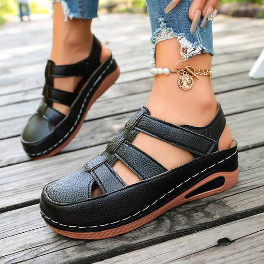 Damen Freizeitsandalen mit verstellbarem Riemendesign R&B