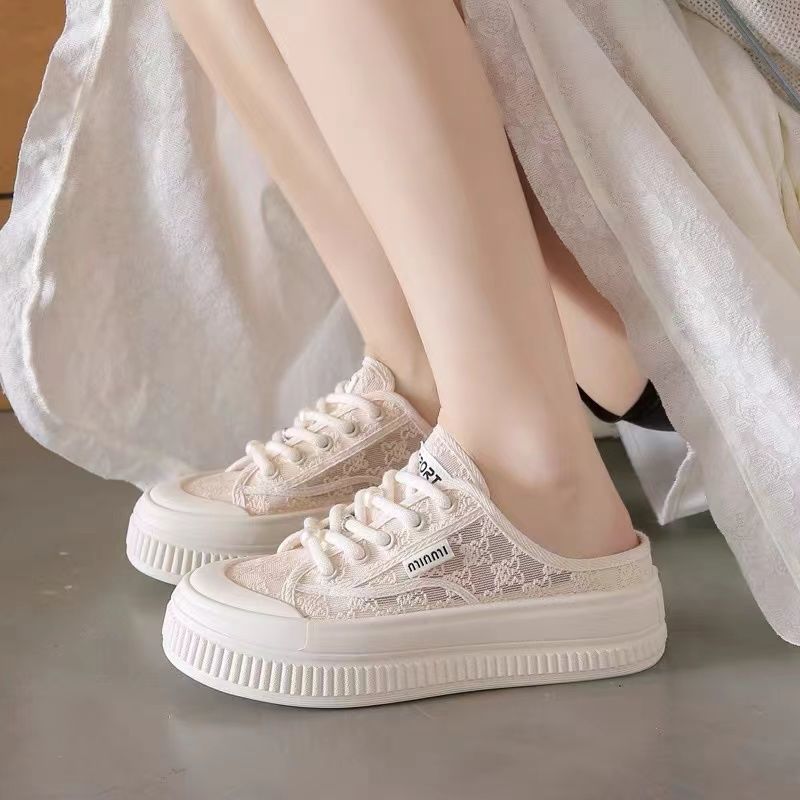 Damen Sneakers mit trendigem Schnitt und modischer Netzoberfläche