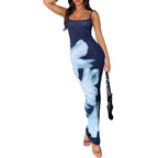 Damen Elegantes Lang-Kleid mit floralen Akzenten R&B