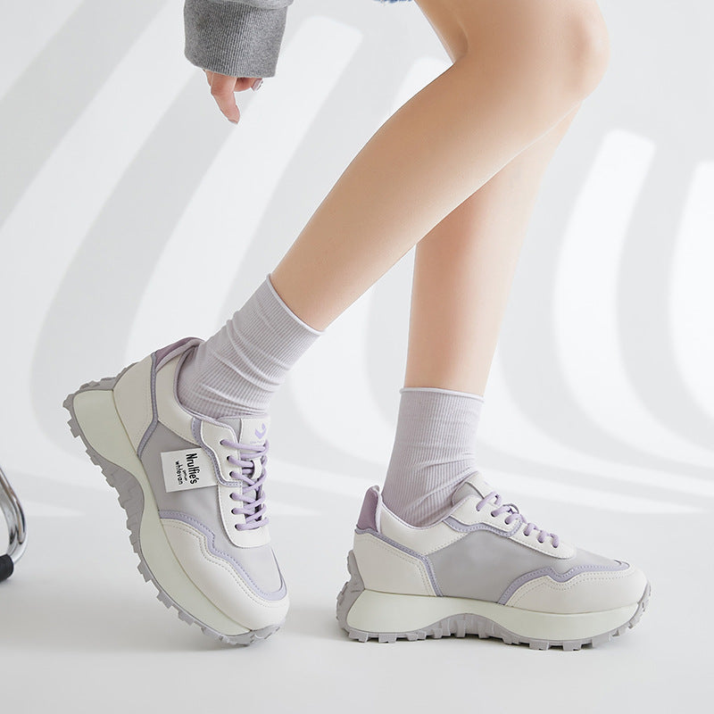 Damen Chunky Sneakers mit trendigem Design und stoßdämpfender Sohle R&B