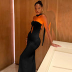 Damen Eleganter Bodycon Jumpsuit mit Cut-Out-Details R&B