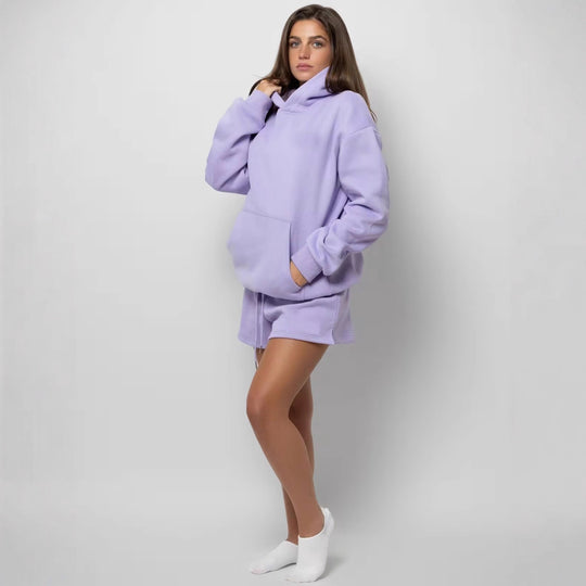 Damen Sportliche Sweatshorts mit elastischem Bund R&B