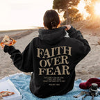 Damen Kapuzenpullover mit inspirierendem Schriftzug und hochwertiger Baumwolle