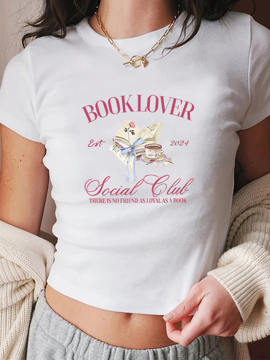 Damen T-Shirt mit künstlerischem Katzenmotiv R&B