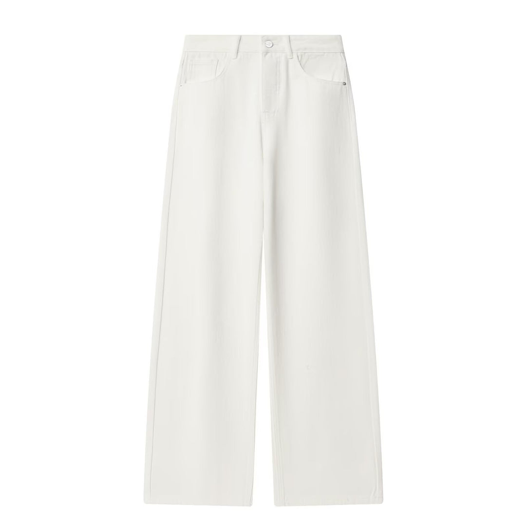 Damen Vintage High-Waist Wide-Leg Jeans mit authentischem Denim R&B