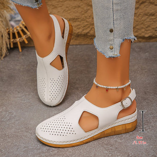 Damen Bequeme Clogs mit luftigen Cut-Outs R&B