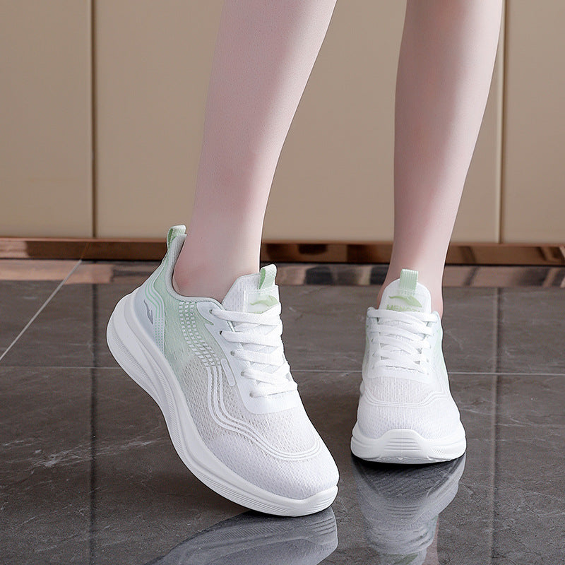 Damen Luxus Lauf-Sneakers mit atmungsaktiver Netzstruktur und bequemer Dämpfung R&B