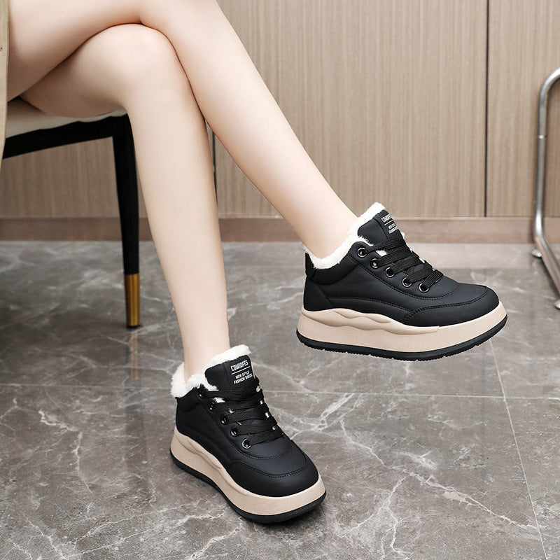 Damen Winter Sneaker mit kuscheligem Innenfutter und rutschfester Sohle R&B
