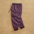 Damen Cargo-Hose mit elastischem Bund und multifunktionalen Taschen R&B