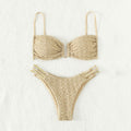 Damen Push-Up Bikini-Set mit elegantem eingearbeiteten Detail
