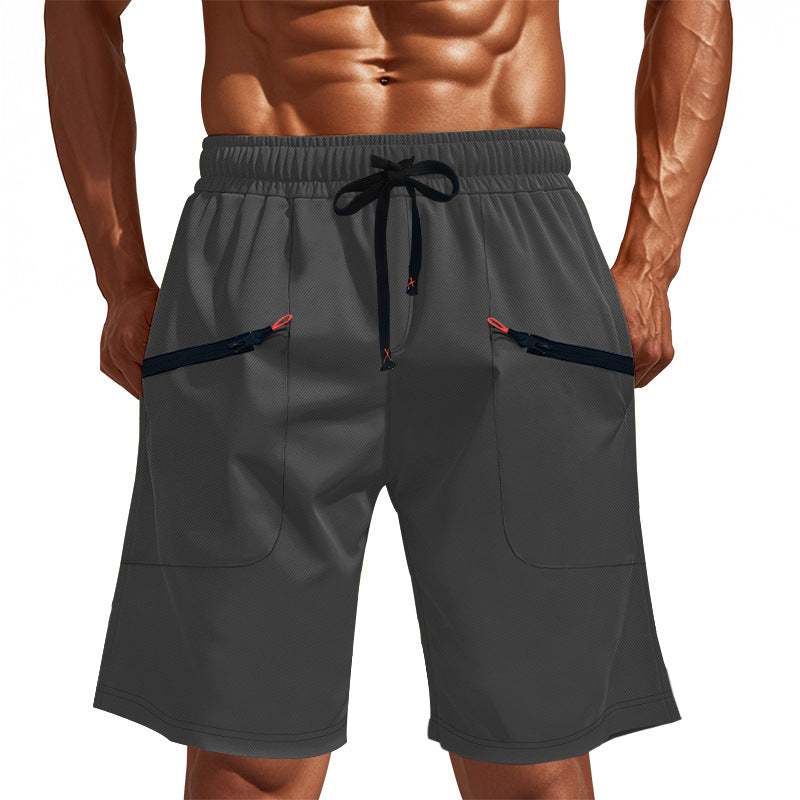 Herren Sportliche Shorts mit vielseitigen Taschen und elastischem Bund R&B
