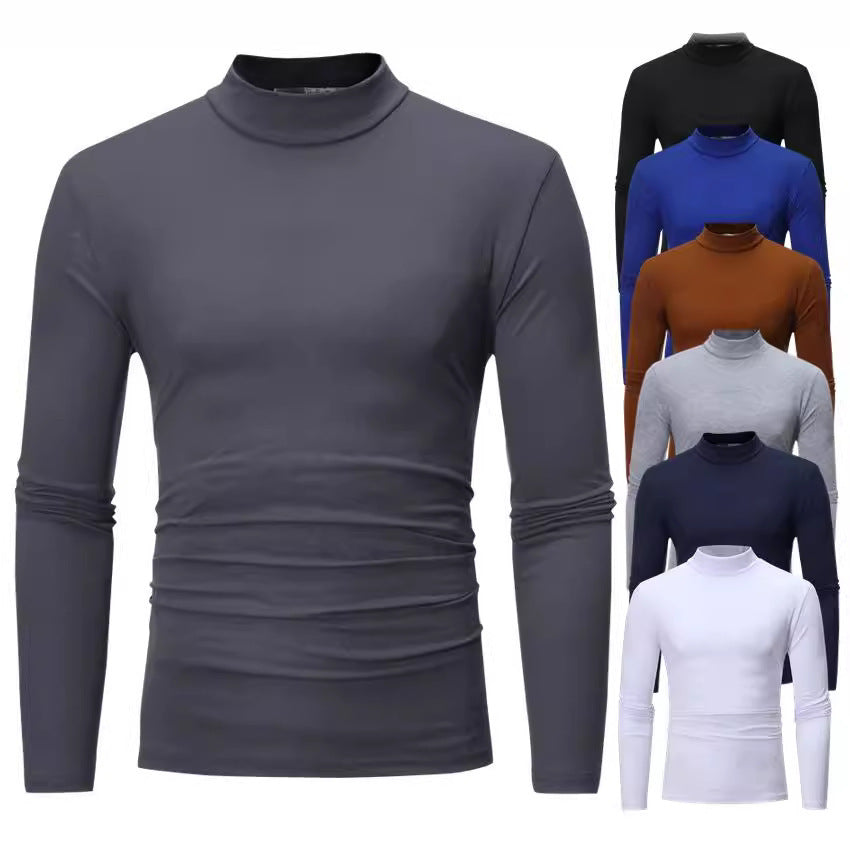 Herren Rollkragenpullover aus weichem Jersey R&B