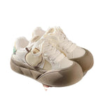Damen Sneakers mit kuscheligem Innenfutter und modischer Schnalle R&B