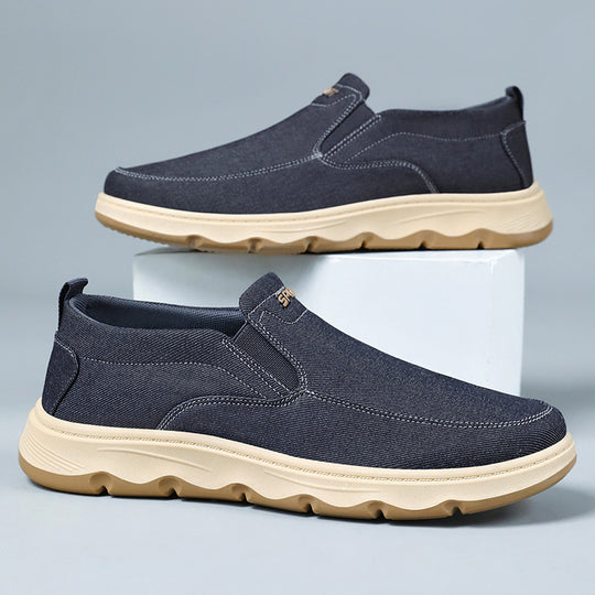 Damen Bequeme Slip-On Sportschuhe mit atmungsaktiver Oberflächenstruktur R&B