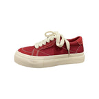 Damen Sportliche Sneakers mit weichem Veloursleder und robustem Elastikverschluss