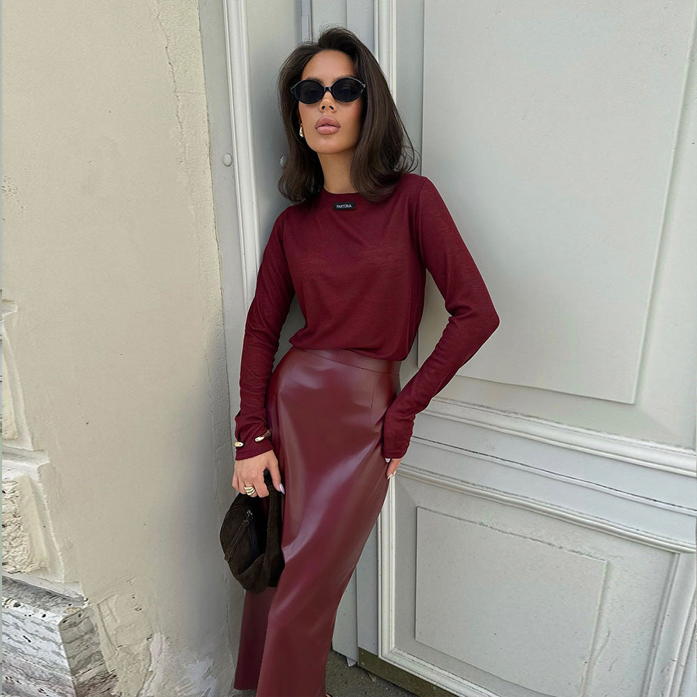 Damen Eleganter rock mit figurbetontem Schnitt R&B