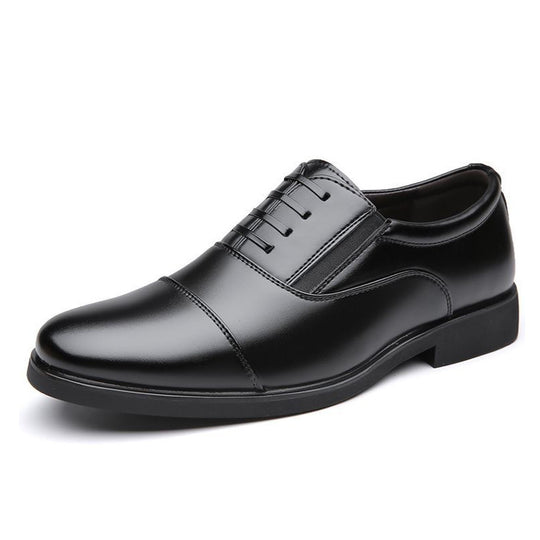 Herren Klassische Schnürschuhe aus geschmeidigem Leder mit verstärkter Sohle R&B