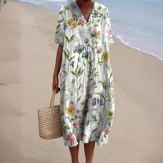 R&B | Bunte, Blumige Sommerkleid