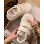 Damen Plattform Sneakers mit Klettverschluss