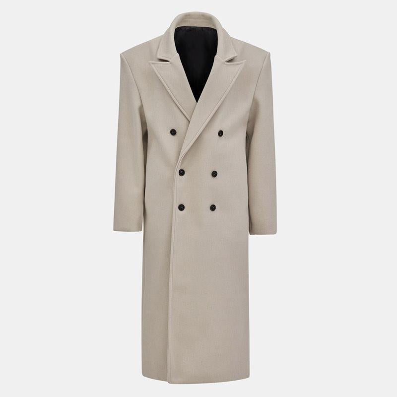 Damen Eleganter doppelt geknöpfter Trenchcoat mit taillierbarem Gürtel und schickem Schnitt R&B