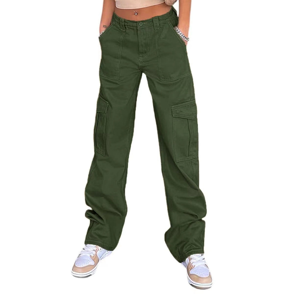 Damen Cargo-Hose mit praktischen Seitentaschen und weitem Schnitt R&B