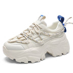 Damen Chunky Lauf-Sneaker mit innovativem Materialmix und rutschfester Sohle R&B