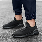 Damen Atmungsaktive Sport Sneakers mit elastischem Schnellschnürsystem