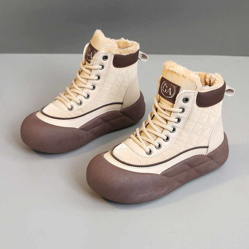 Damen modische Winterstiefel mit isolierendem Innenfutter und rutschfester Sohle R&B