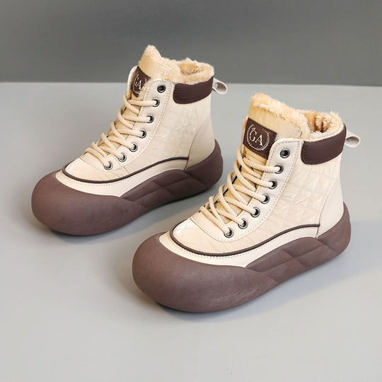 Damen modische Winterstiefel mit isolierendem Innenfutter und rutschfester Sohle R&B